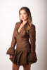 Espresso Drama Dress